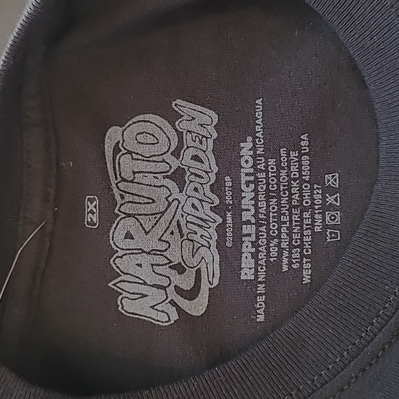 NWT NARUTO Naru Ship Cluttered Ichiraku Ramen Shirt Adult 2XL - Picture 6 of 8